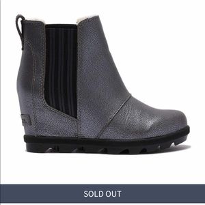 SOREL Joan of Arctic Wedge Chelsea Shearling Boot